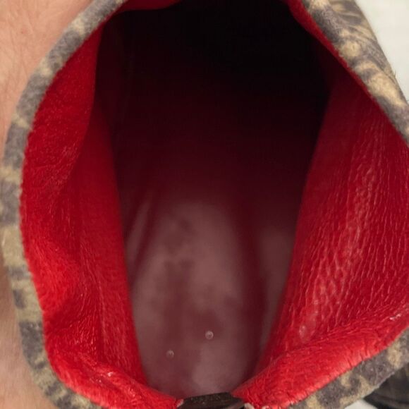 Artemis Women's Black Brown Houndstooth Pull-On Back Zip Ankle Bootie Size 37 - Picture 9 of 10